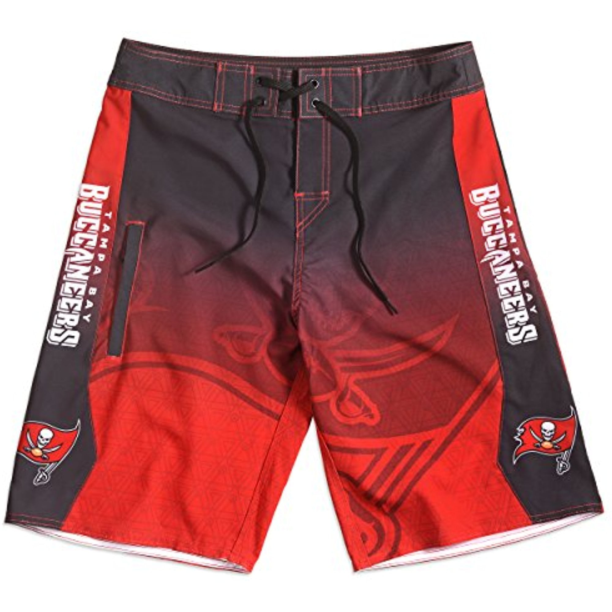 Tampa Bay Buccaneers Gradient Board Short Large 34 by Team Beans, LLC