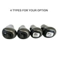 thumbnail image 3 of Tignapoo Black Leather Gear Shift Knob for Honda Civic 2006-2011, 6-Speed or 5-Speed Option, Replacement Part with Metal Accents, Lightweight Design, Dimensions 10x5.5x5cm, 3 of 6