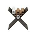 thumbnail image 5 of Furinno CUBICLE X-Shelf Cube Organizer Insert in Dark Oak, 5 of 8
