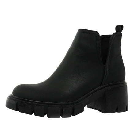 

ZMHEGW Boots for Women Thick Heels High Heels Round Toe Short Children S Autumn Winter Boots Shoes