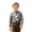 A-Black1, variant on JAJAHO Boys Button Down Shirt Long Sleeve Plaid Dress Shirts With Pocket Stand Collar Regular Fit Blouses Formal Wear For Kids 2-14Y Trendy Tops