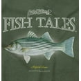 thumbnail image 2 of Gill McFinn Striped Bass Fisherman Unisex Plus Fleece Graphic Sweatshirt Brisco Brands 2X, 2 of 5