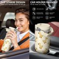 thumbnail image 5 of 30 Oz Tumbler Yellow Cartoon Duck Tumbler with Lid and Straw, Birthday Gift Cup for Friend Women Men Coffee Travel Mug Thanksgiving Day Halloween Christmas Gift Water Bottle, 5 of 7