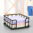 thumbnail image 2 of Sticky Note Holder, Metal Sticky Note Holder 3.6x 3.6x1.8 Square Black Sticky Note Dispenser Holder for Desk Office Dorm, 2 of 5