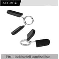 thumbnail image 3 of Barbell Clamps Dumbbell Spring Clip Circlip Collars 1 Inch Weight Bars Clips Fitness Weightlifting Lock Buckle for Standard Bar 25mm 2 Pack, 3 of 7