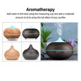 thumbnail image 4 of 550ML Essential Oil Diffuser, Wood Grain Aromatherapy Diffuser,  Cool Mist Humidifier With 4 Timer, 7 Color Lights & Remote For Large Room, Home, Baby Bedroom,, 4 of 8