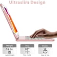 thumbnail image 3 of 360° Rotatable Keyboard Case with 10-Color Backlit Keys for 9.7" iPad 5th/6th Gen, iPad Air 1st/2nd Gen & iPad Pro 9.7-inch,Rose Gold, 3 of 9