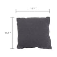thumbnail image 4 of Pillow Tassel Hanging Chair Gray, 4 of 12