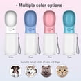 thumbnail image 2 of 550ml Dog Water Bottle, Portable Travel Water Bottle with Cap Button for Dogs Cats Pets BPA Free, 2 of 5