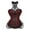 Red, variant on Gothic Leather Corset Tops for Women Plus Size Halter Steampunk Bustier Corsets Floral Boned Overbust Body Shaper Red, XXXL