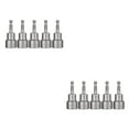 thumbnail image 3 of kurtrusly 5 Pieces Universal Steel Nut Driver Home Garage Woodworking Shank Bit Electric Pneumatic Screwdriver Bits Tools 19x65mm 2Set, 3 of 6