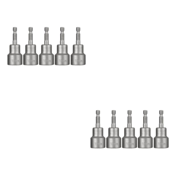 Destornillador de tuercas de acero portátil Speravity 5 piezas carpintería para garaje vástago hexagonal puntas 19x65mm 2piezas