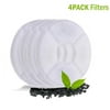 Cat Water Fountain Filter Round 4/8/12 Pcs Activated Carbon Replacement Filter Pet Fountain Filters Automatic Water Dispenser Filters for Most Dog Cat Flower Fountain