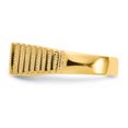 thumbnail image 3 of 14k Yellow Gold 7.0x15.0mm Mens Signet Ring Man   For Dad Mens  For Him, 3 of 9