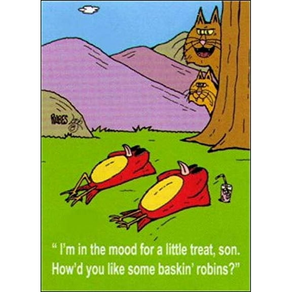 Officially Licensed Original Artwork Baskin Robins Treat Refrigerator Magnet