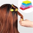 thumbnail image 4 of Happon 12PCS 0.6" Small Size Hair Rollers Curlers Self Grip Holding Rollers Hairdressing Curlers Hair Design Sticky Cling Style For DIY Or Hair Salon, 4 of 5