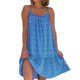 thumbnail image 5 of Maxivestido Minnieouse de fibra multifuncional elegante para mujer bohemio Vintage cómodo sin hombros azul 3XL 2piezas, 5 of 6
