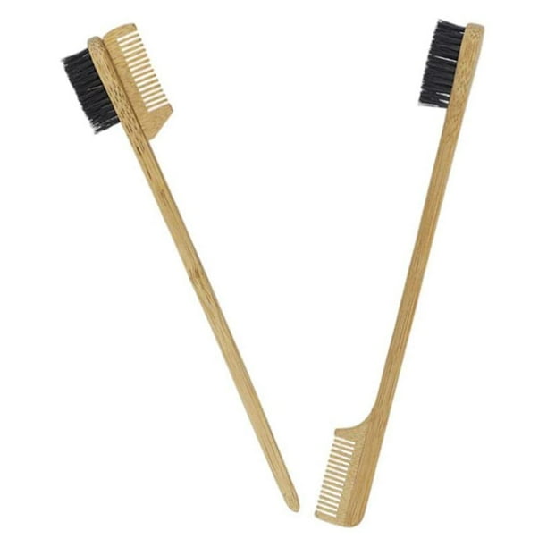 Cepillos De Cejas De Madera Cepillos De Peine De Pestañas Cepillo De Maquillaje De Cejas 2 Uds Cateissary CE006653-00