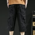 thumbnail image 3 of Edvintorg Men's Cargo Shorts Summer Workwear Outdoor Classic Shorts Slim Fit Multi Pocket Zipper Straight Tube Casual Plus Size Cropped Pants, 3 of 4