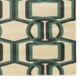 thumbnail image 3 of Linon Home Décor Roma Area Rug Collection, Gray and Turquoise, 2' x 3', 3 of 3