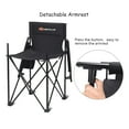 thumbnail image 4 of Costway Portable 38" Oversized High Outdoor Beach Chair Camping Fishing Folding Chair, 4 of 10