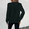 thumbnail image 6 of Ediodpoh Women's Solid Color Pullover Hoodies for Women Casual Half Zip Long Sleeve Sweatshirt for Autumn Winter Green XL, 6 of 6