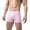 Pink, variant on Sngxgn Men's Breathable Boxer Briefs Underwear(Grey,XXXXL)