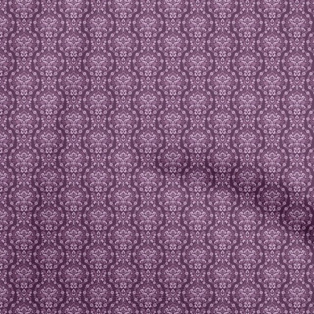 oneOone Silk Tabby Purple Fabric Damask Sewing Craft Projects Fabric Prints By Yard 42 Inch Wide