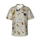 thumbnail image 1 of Balery Dog Animal Camisas hawaianas de manga corta para hombre, camisas playeras de corte holgado, camisas de vacaciones con botones,Large, 1 of 7