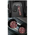 thumbnail image 2 of KUIFORTI Red Camo Car Seat Covers Full Set Easy Installation Set of 15 Front Rear Seat Covers Steering Wheel Cover Car Seat Belt Cover Durable Elastic Fabrics Fits for Cars Truck SUV, 2 of 6