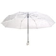 thumbnail image 1 of Coofit Clear Umbrella Auto Open: Simple Folding Umbrella Compact Umbrella for Outdoor, 1 of 10