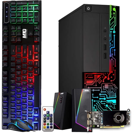 Pre-Owned Gaming PC Desktop  Intel Core i7  TechMagnet Siwa 3  AMD RX 550 4GB DDR5  16GB RAM  480GB SSD  RGB Keyboard Mouse and Speaker  WiFi  Windows 10 Pro (Refurbished)