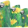 thumbnail image 3 of Coolnut Shooting Star Thymophylla Thermal Insulated Blackout Grommet Printed Window Curtain - 84x55 in - 100% Polyester 2 Panels, 3 of 6