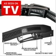 thumbnail image 2 of Simyoung Men's Comfort Genuine Leather Ratchet Dress Belt with Automatic Click Buckle ( Black), 2 of 2