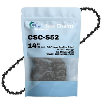 WORX & Sun Joe 14 Inch Chainsaw Replacement Chain, Gas & Electric