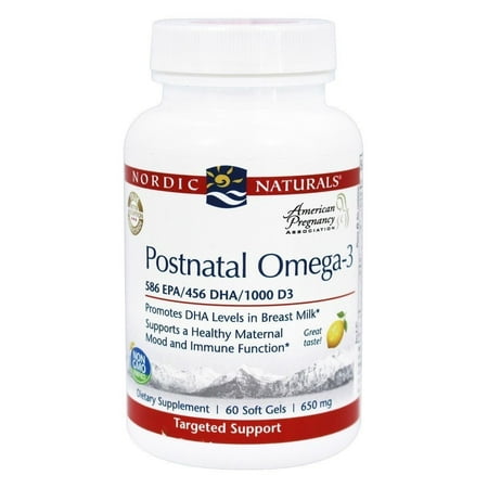 Nordic Naturals postnatale oméga-3 60 gélules