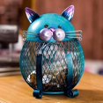 thumbnail image 4 of Hucha o contenedor con forma de gato para decoración de interiores, 4 of 5