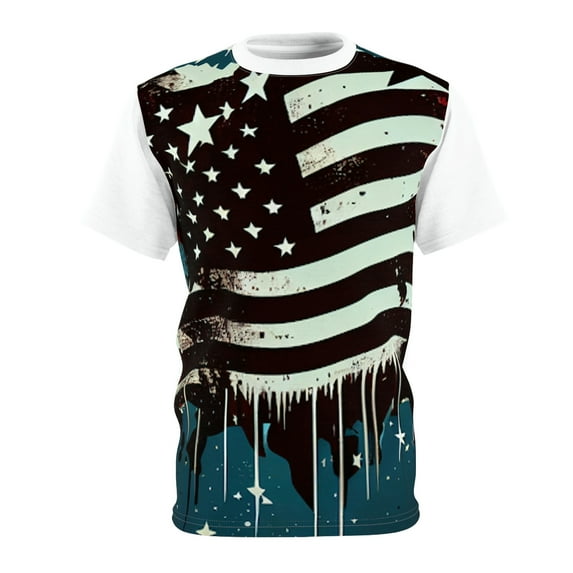 Patriot Pride: American Patriotic Illustration T-Shirt S-3XL
