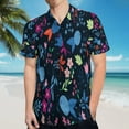 thumbnail image 5 of High Quality Hawaiian Shirts for Men Short Sleeve Aloha Beach Shirt Floral Summer Casual Button Down Shirts Blouses 9BKUNH, 5 of 7