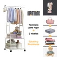 thumbnail image 4 of Perchero De Piso Organizador De Ropa Rack Colgador Closet Marthing Organizador de Ropa Mutifuncional Armado Facil y Dinamico, Mueble Organizador Portatil de ropa, zapatos, bolsos y accesorios, 4 of 9