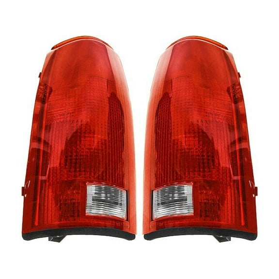 Tail Light Kit 2 Piece - Compatible with 1992 - 1999 Chevy C1500 Suburban 1993 1994 1995 1996 1997 1998