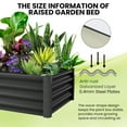thumbnail image 3 of Danolapsi Raised Garden Bed, Metal Raised Garden Beds Outdoor, Rectangular Planter Box for Planting Plants, Vegetables and Flower, 3 of 8