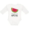 thumbnail image 3 of Inktastic I'm One in a Melon Watermelon Humor Boys or Girls Long Sleeve Baby Bodysuit, 3 of 5