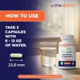 thumbnail image 4 of Vitamatic Magtein Magnesium L-Threonate 2000 mg with D3 – 90 Vegetarian Capsules – Brain Support, Memory & Focus Supplement – Highly Absorbable Magnesium – Non-GMO, Gluten Free, Made in USA, 4 of 10