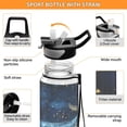 thumbnail image 4 of BZSMCE Sport Bottle Cosmic Blue Outdoor sports Water Bottle Size: 10.4x3in, 4 of 7