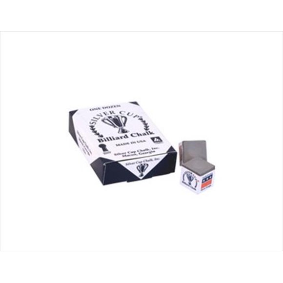 Silver Cup Chalk - Box of 12 Pewter