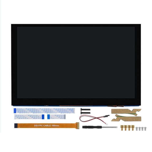 braveheart LCD Monitors For PC Screen Large Screen Display Easy To Adjust Adjustable Stand Touch Screen 7 inches For Pi 5 Zero