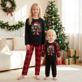 thumbnail image 3 of RUINIXCW Family Christmas Pajamas Matching Set Xmas Jammies Holiday Outfit for Couples Women Men PJS Set Santa Hat Letters Print Sleepwear Loungewear, 3 of 10