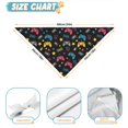 thumbnail image 6 of Dog Bandana 2 Pack,Blue Controllers Games Icons Black Pattern Bandanas for Dogs,Cat Bandana,Small/ Large Dog Bandana 2 Size,Dog Bandanas Girl Boy, 6 of 6