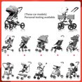 thumbnail image 4 of Winter Pushchair Covers Baby Pushchair Covers Breathable Windproof Protections Covers Dustproof Weather Shield, 4 of 9